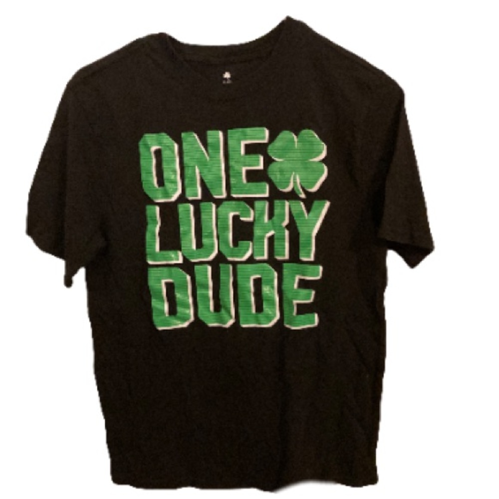 4 Leaf Clover St. Patrick's Day T-Shirt XLarge drinking core